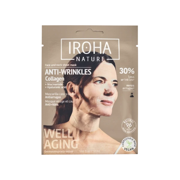 Nature Face and Neck Sheet Mask Anti-Wrinkles
